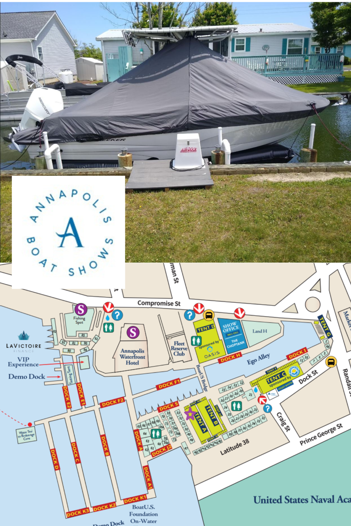 Annapolis Power Boat Show! AirDock